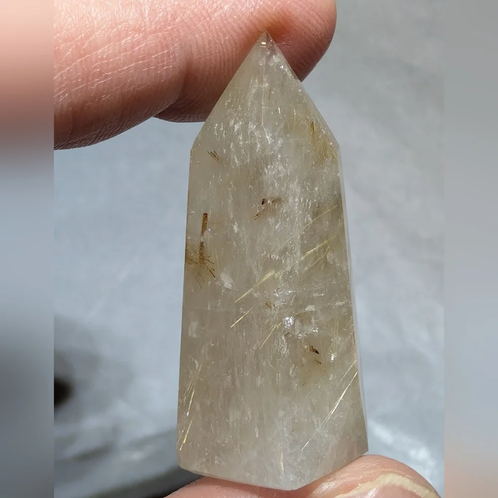 Golden Rutilated Quartz Mini Tower - Picture 3 of 6